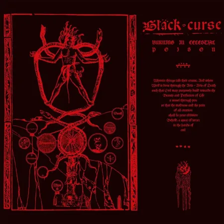 Black Curse - Burning in Celestial Poison CD
