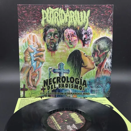 Putridarium – Necrología Del Sadismo: Excerpts From A Deranged Mind LP